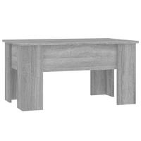 COUCHTISCH Grau Sonoma 79x49x41 cm Holzwerkstoff - Grau, Holzwerkstoff (79/49/41cm) - furnicato