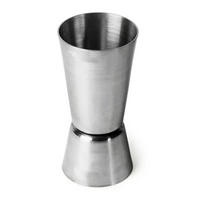 JIGGER, Edelstahl, Cocktail Messbecher, 30/50ml - Silberfarben, Metall (4.2/8.8/4.2cm) - ich-zapfe