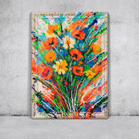 GEMÄLDE Wärme der Blütenblätter Schattenfugenrahmen Weiß 140x100 cm - Weiß, Holz (140/100cm) - YS-art gallery