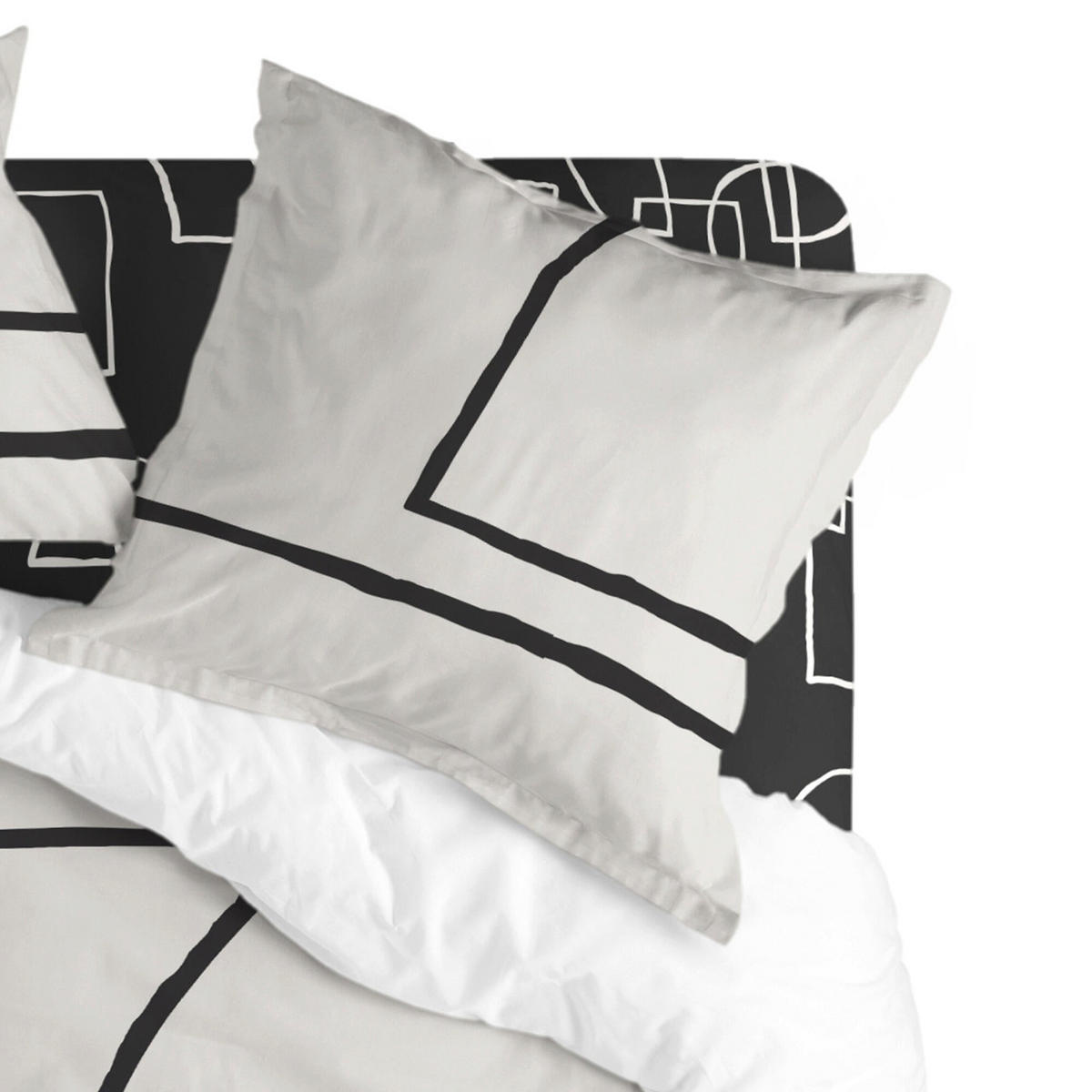KISSENBEZUG serenity 80x80 cm mehrfarbig - Multicolor, Textil (80/80cm) - Happy Friday