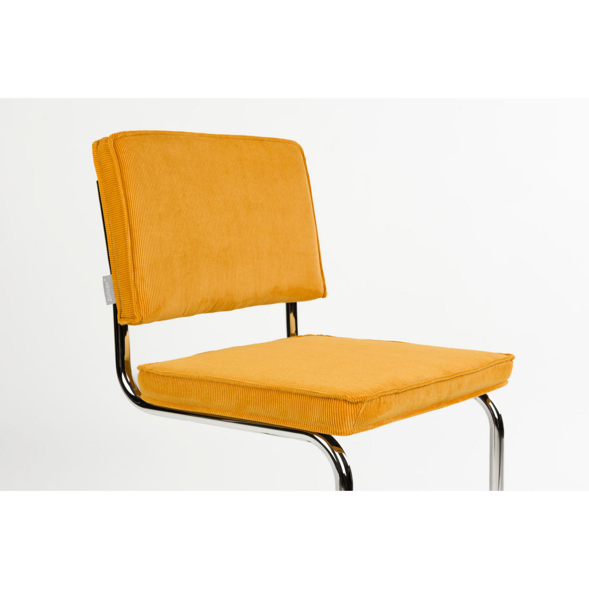 ESSZIMMERSTUHL Ridge Kink Rib Gelb - 2 er Set - Gelb, Textil (48/85/50cm) - Zuiver
