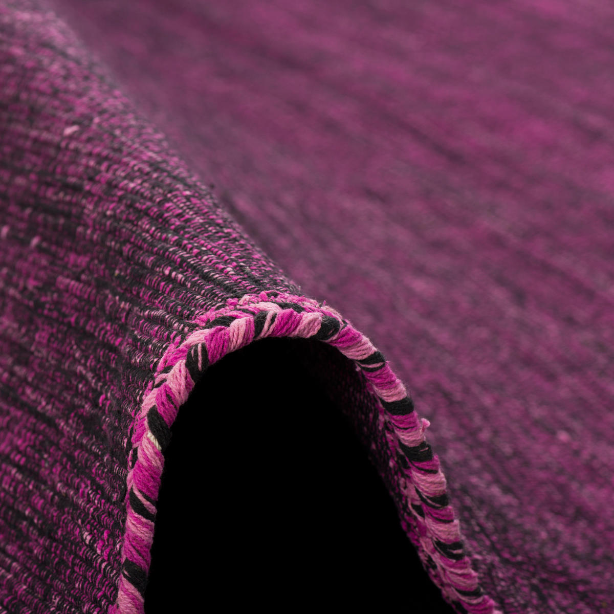 NATUR TEPPICH KELIM PRICO - Pink, Textil (200/300cm) - Pergamon