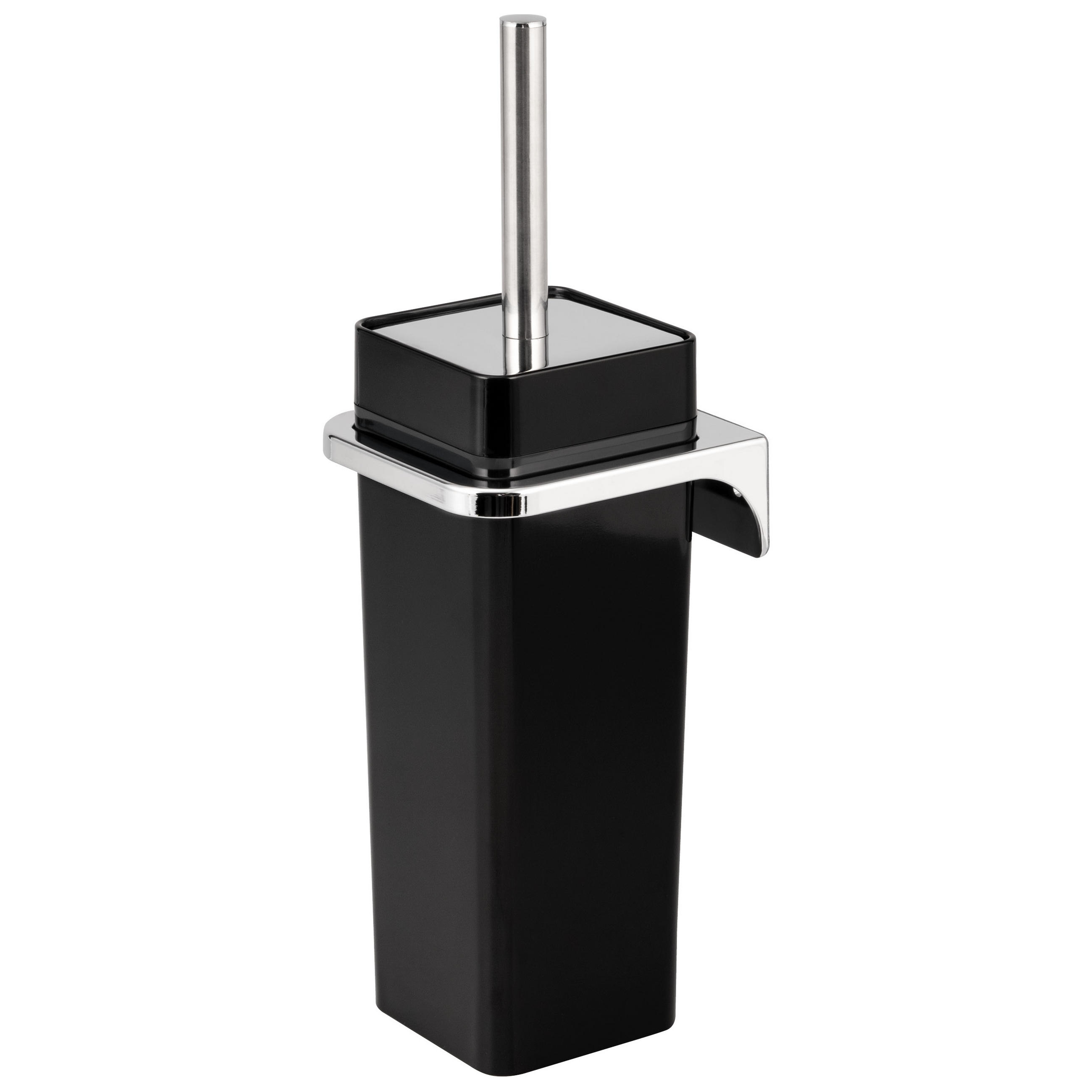 WC-GARNITUR SAVONA, schwarz, Kunststoff - Schwarz, Kunststoff (12/36.5/13cm) - bremermann