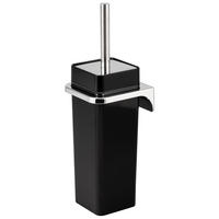 WC-GARNITUR SAVONA, schwarz, Kunststoff - Schwarz, Kunststoff (12/36.5/13cm) - bremermann