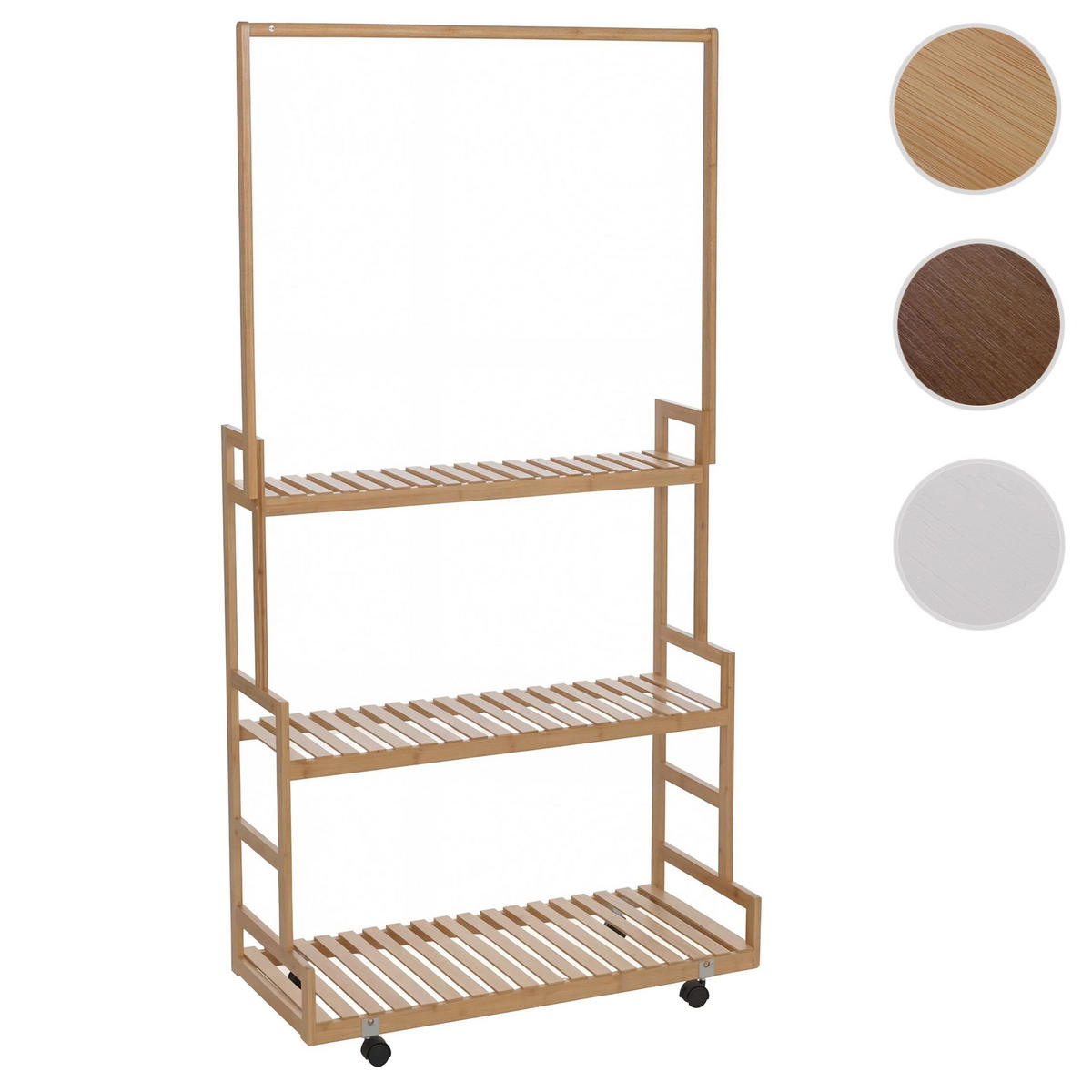 STANDGARDEROBE Hellbraun - Hellbraun, Holz (93/175/38cm) - MCW