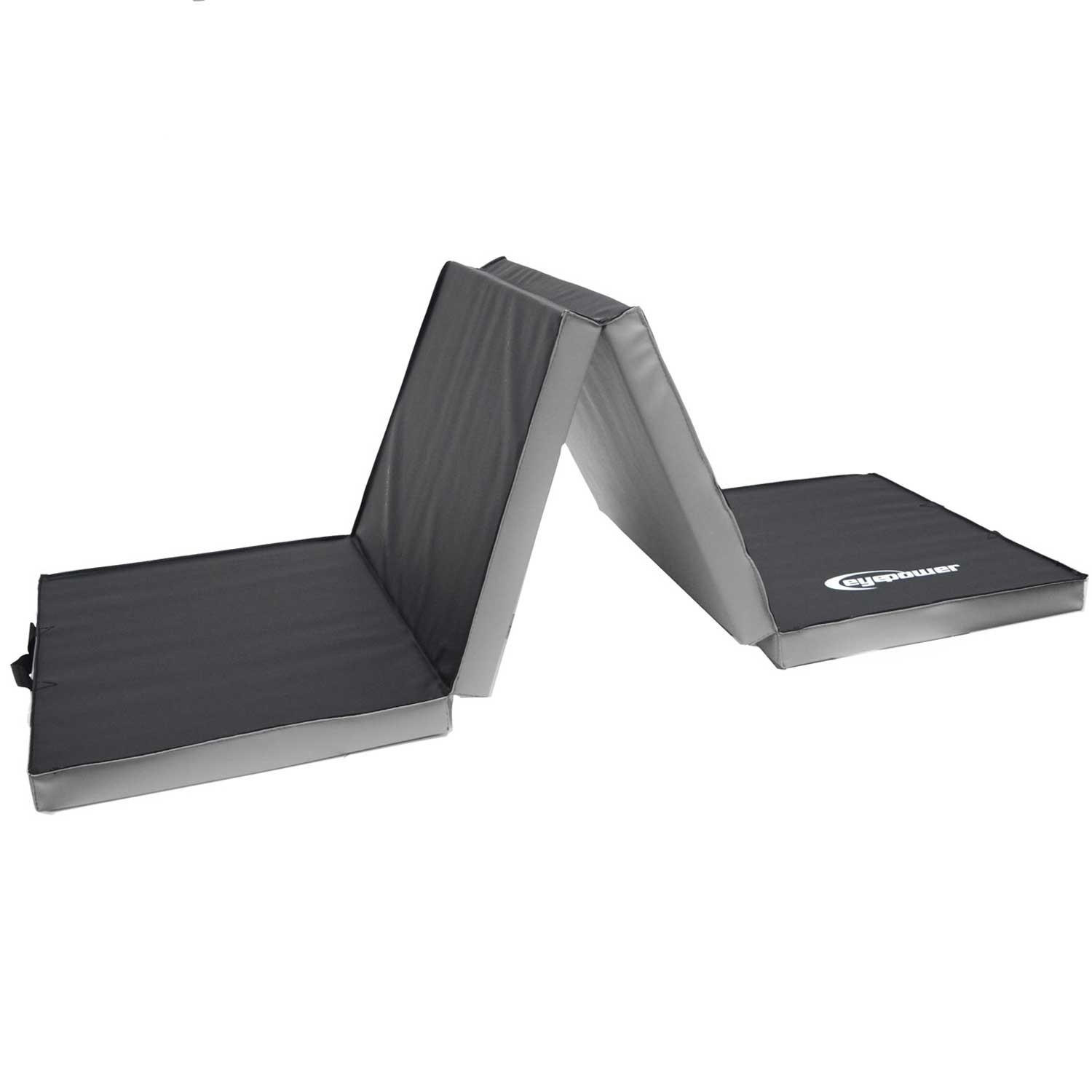 eyepower Gymnastikmatte Grau 60x180 cm