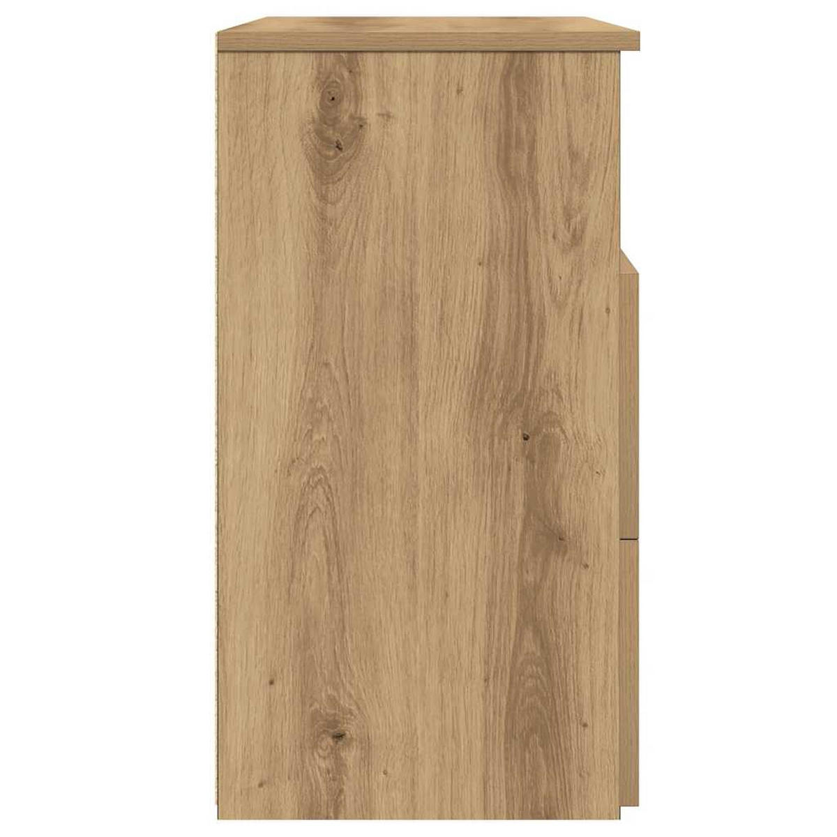 NACHTTISCH Artisan-Eiche 50/32/60 Cm Holzwerkstoff - Braun, Holzwerkstoff (32/60/50cm) - vidaXL