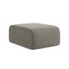 POUF Bouclé Stoff Grau - Schwarz/Grau, Holzwerkstoff/Kunststoff (72/42/94cm) - Makamii