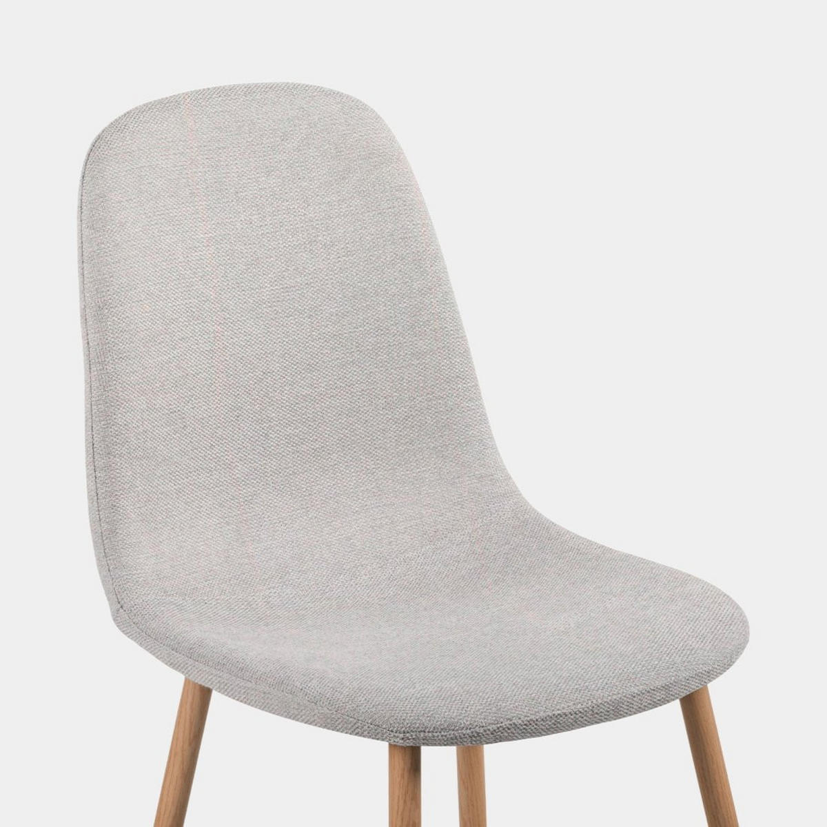 ESSZIMMERSTUHL Ellis Grau 43 cm x 87 cm 4er-Set - Grau, Textil (43/87/54cm) - Klast Home