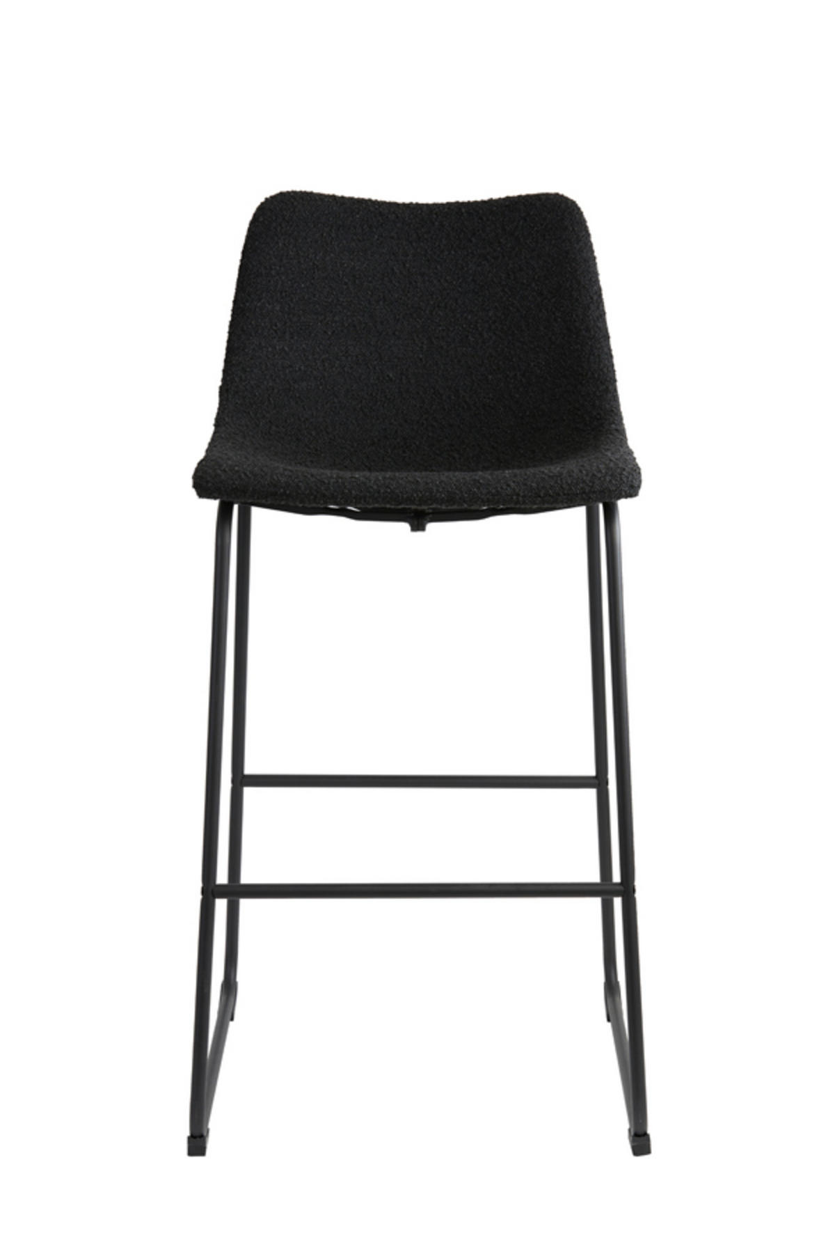 BARHOCKER Jeddo Schwarz 47/46/99 cm - Schwarz, Metall (46/99/47cm) - Light & Living