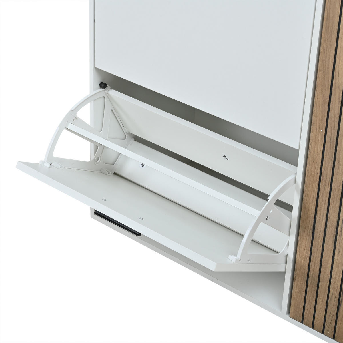 GARDEROBE-SET 5-teilig Schuhschrank Schuhbank Spiegel Haken - Multicolor, Holzwerkstoff (85/85/36cm) - FLIEKS