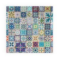 GLASPLATTE für Kamin 60x60 cm - Blau, Glas (60/60/0.4cm) - TULUP