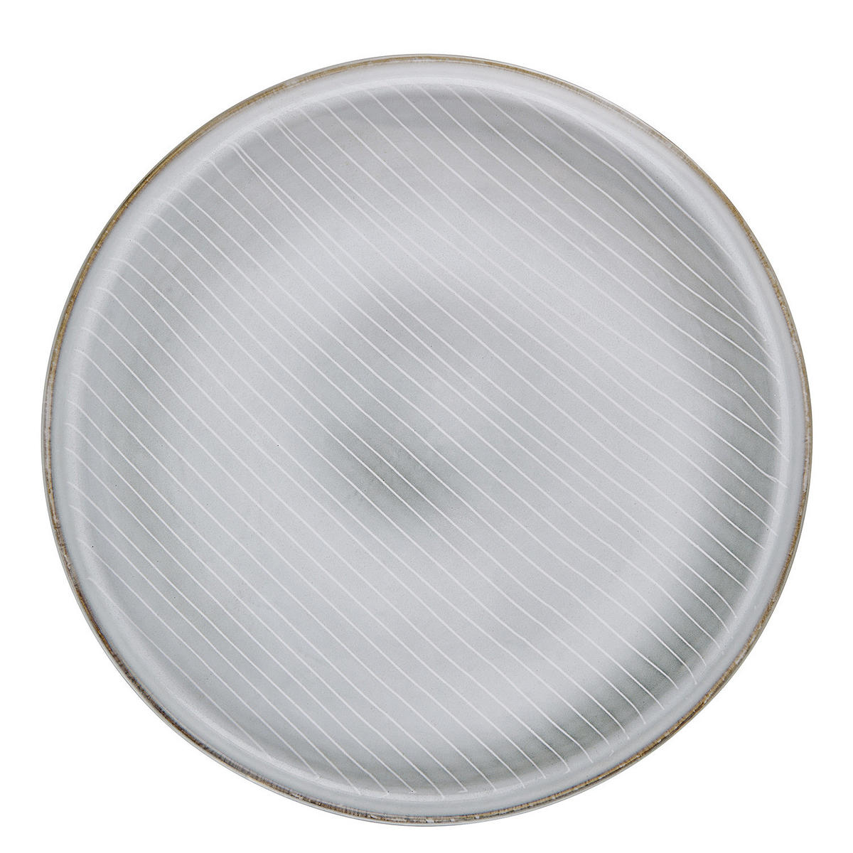 TELLER SET 8-tlg. Henley 4 Personen - Grau, Keramik (27/2/27cm) - Butlers