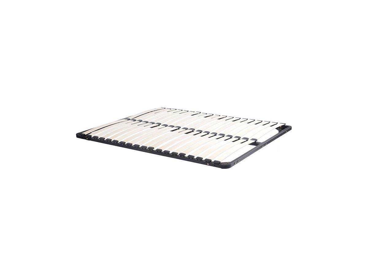 LATTENROST - 2 Personen - Metall - Schwarz - Schwarz, Metall (140/200cm) - Vente-Unique