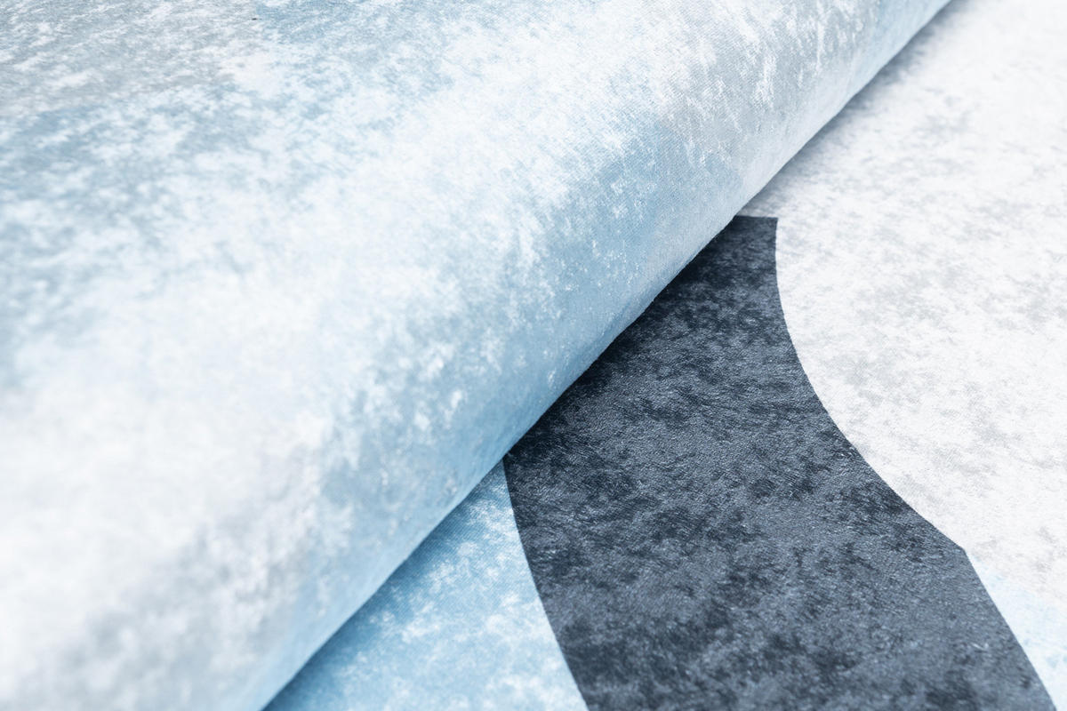 TEPPICH EMMA Blau 140/200 cm - Blau, Kunststoff (140/200cm) - Tapiso