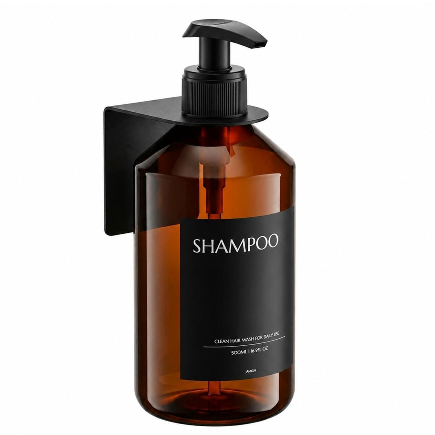 SEIFENSPENDER Wandmontage Braun 500ml - Braun, Kunststoff (8/23/8cm)