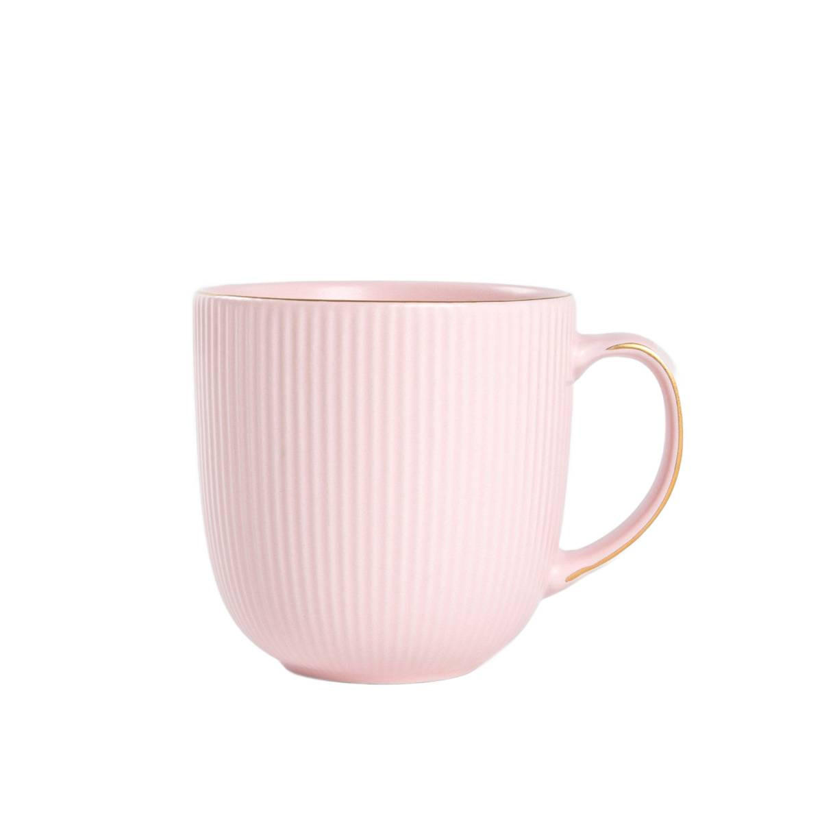 BECHER Bamako rosa 0,35 l - Rot, Keramik (0.35L) - Homla