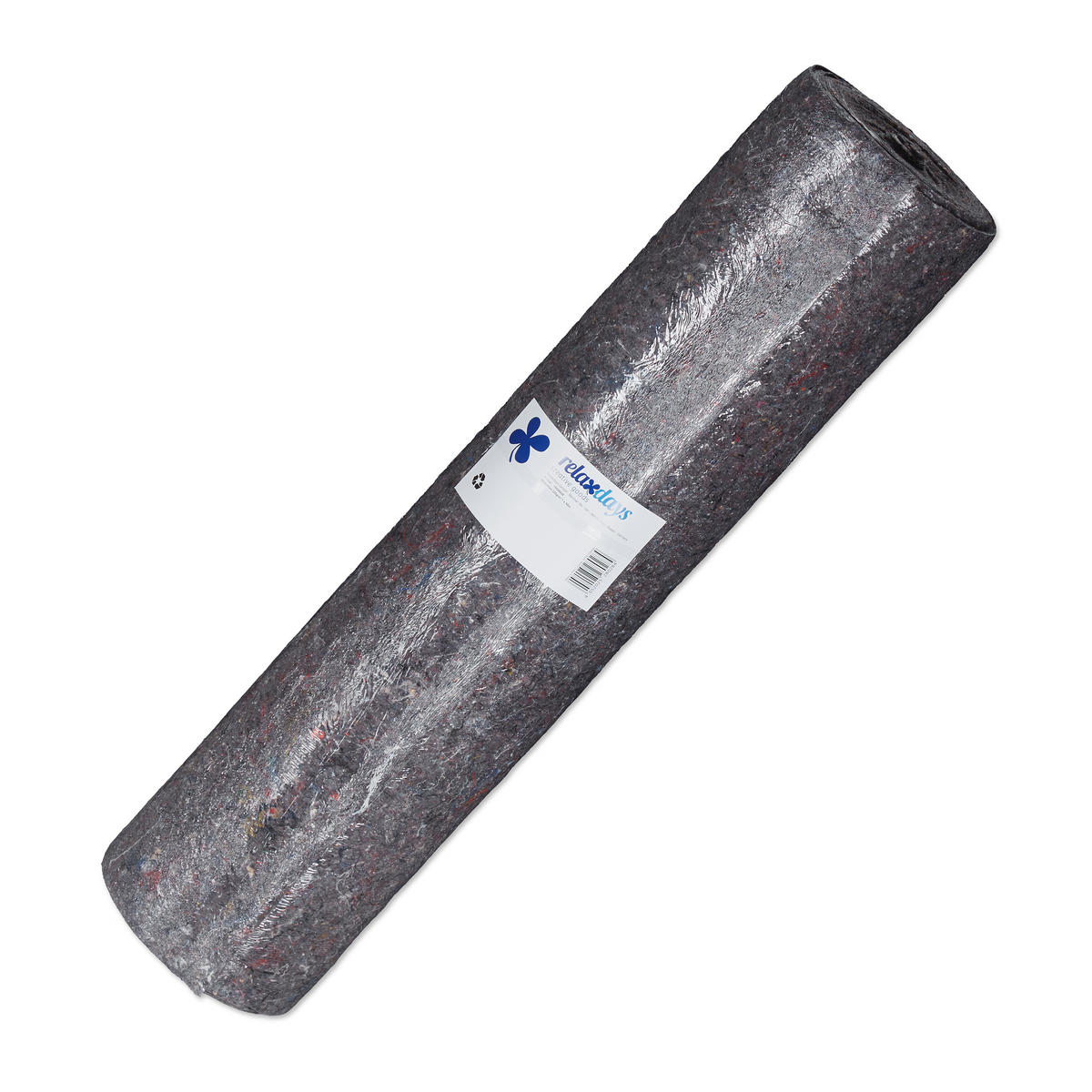 MALERVLIES 1x50m - Grau, Kunststoff/Textil - Relaxdays