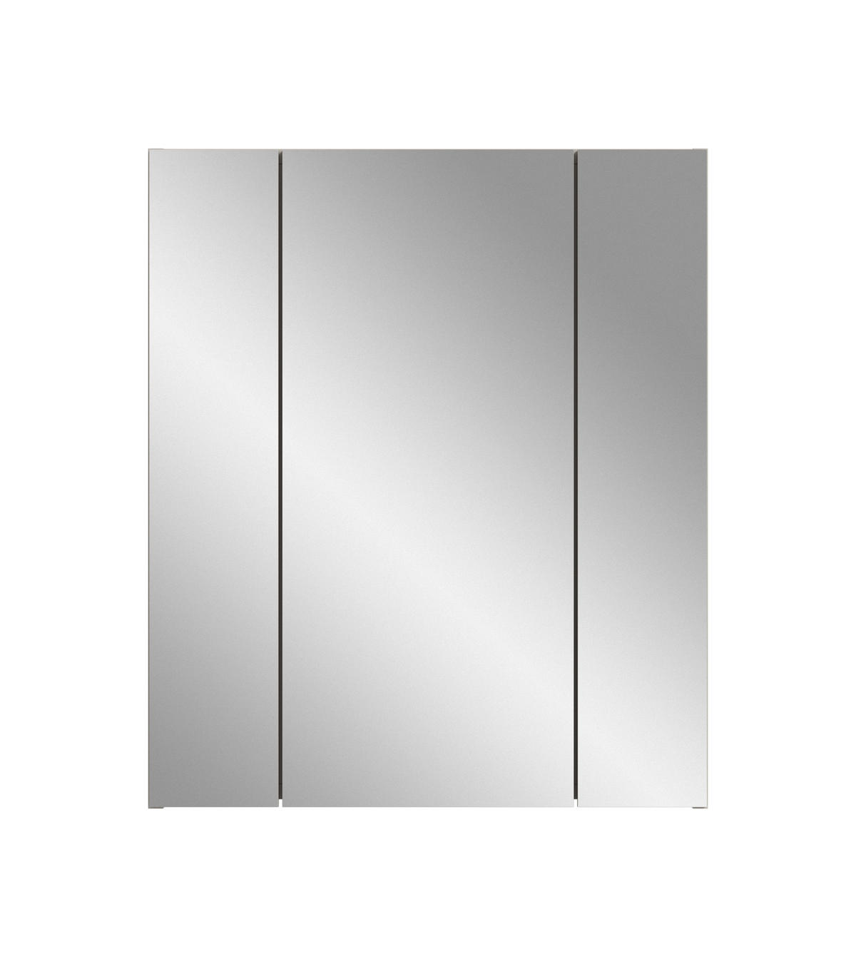 SPIEGELSCHRANK Alba (B/H/T: ca. 60/70/18 cm) in Kaschmir/Spiegelglas - Kaschmir, Holzwerkstoff (60/70/18cm)