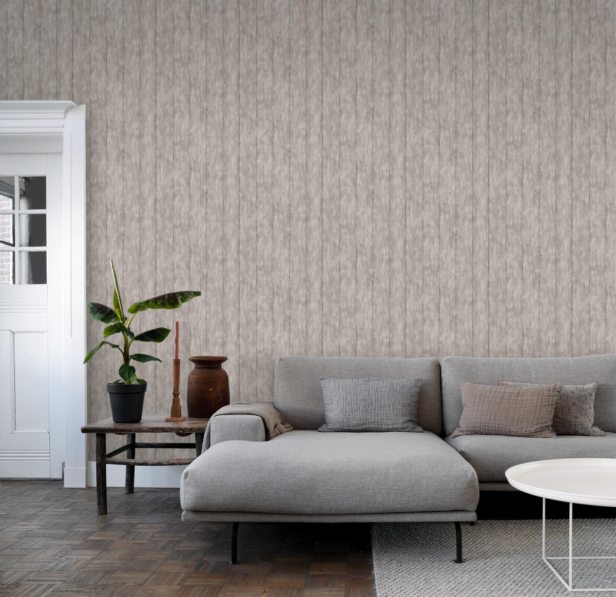 TAPETE Holz-Optik 53 cm x 10.05 m - Braun, Papier (53/1000cm) - ESTAhome