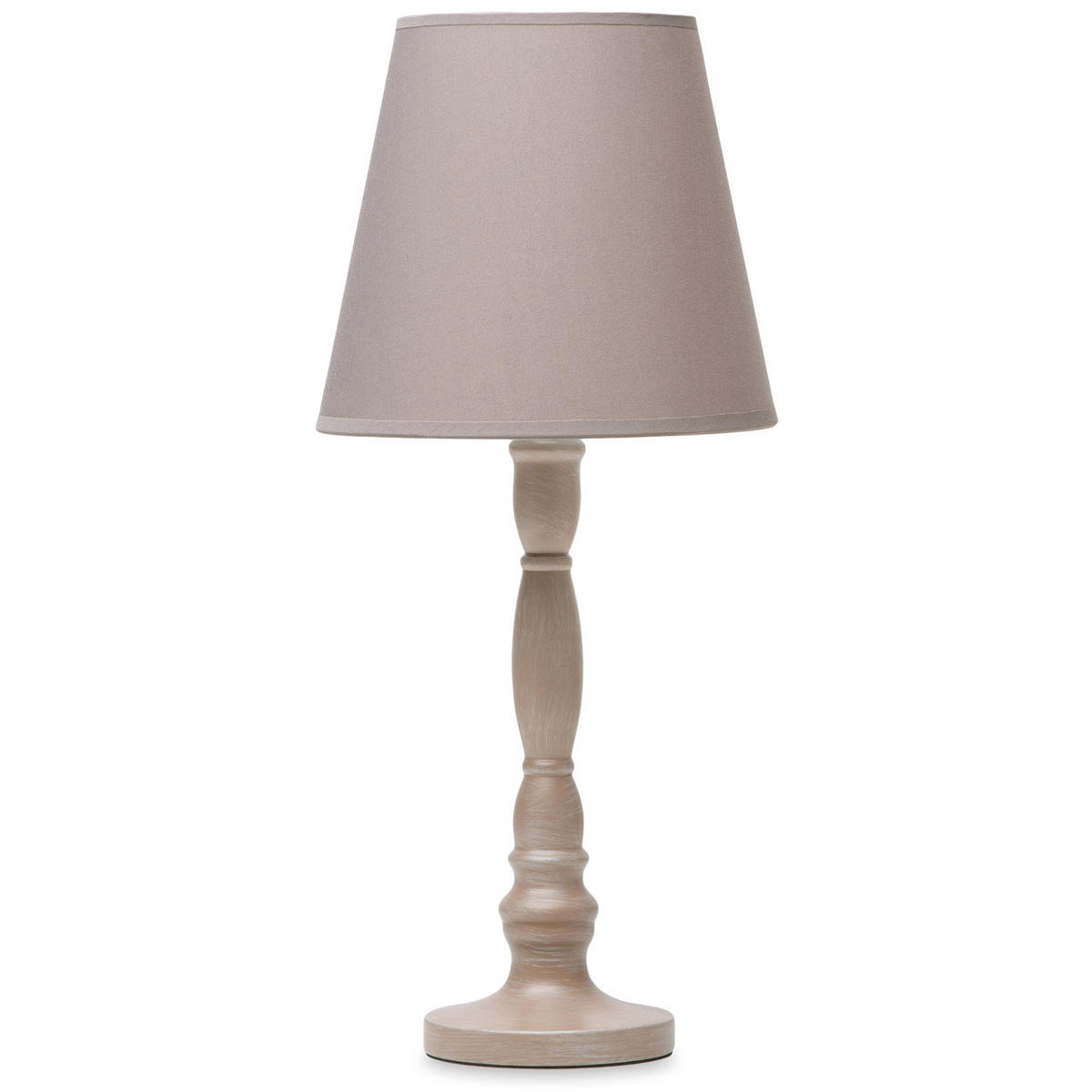 TISCHLAMPE GITTA 2-er Set, Beige - Beige, Keramik/Textil (22/22/51cm) - KONSIMO®