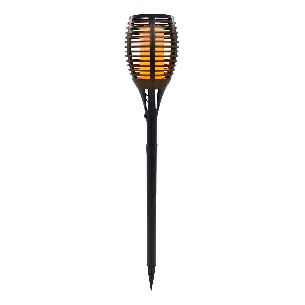 Lumisky Solarfackel Schwarz 12x78x12 cm