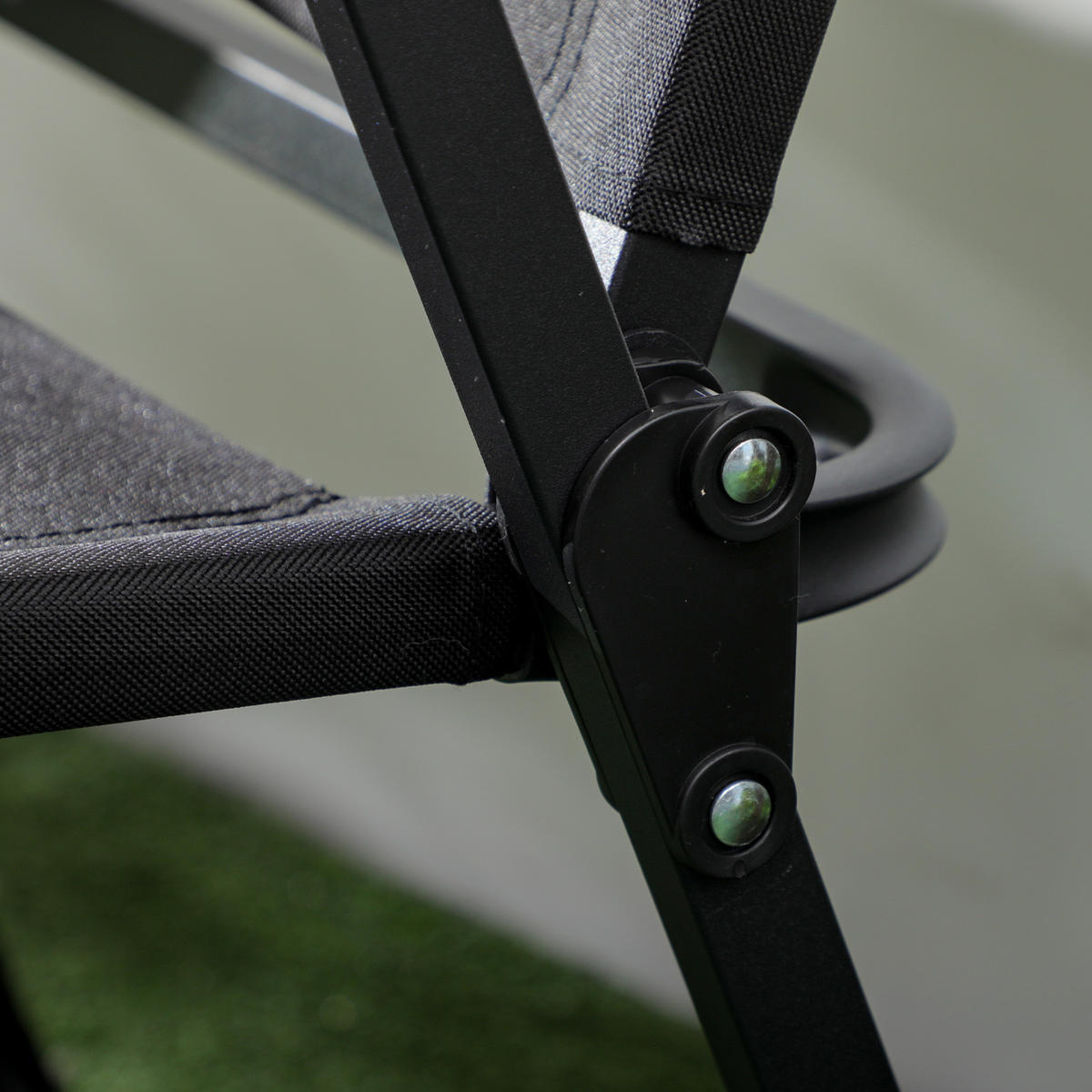 CAMPINGSTUHL 2er Set klappbar schwarz - Schwarz, Textil (54/78/59cm) - LEBENLANG