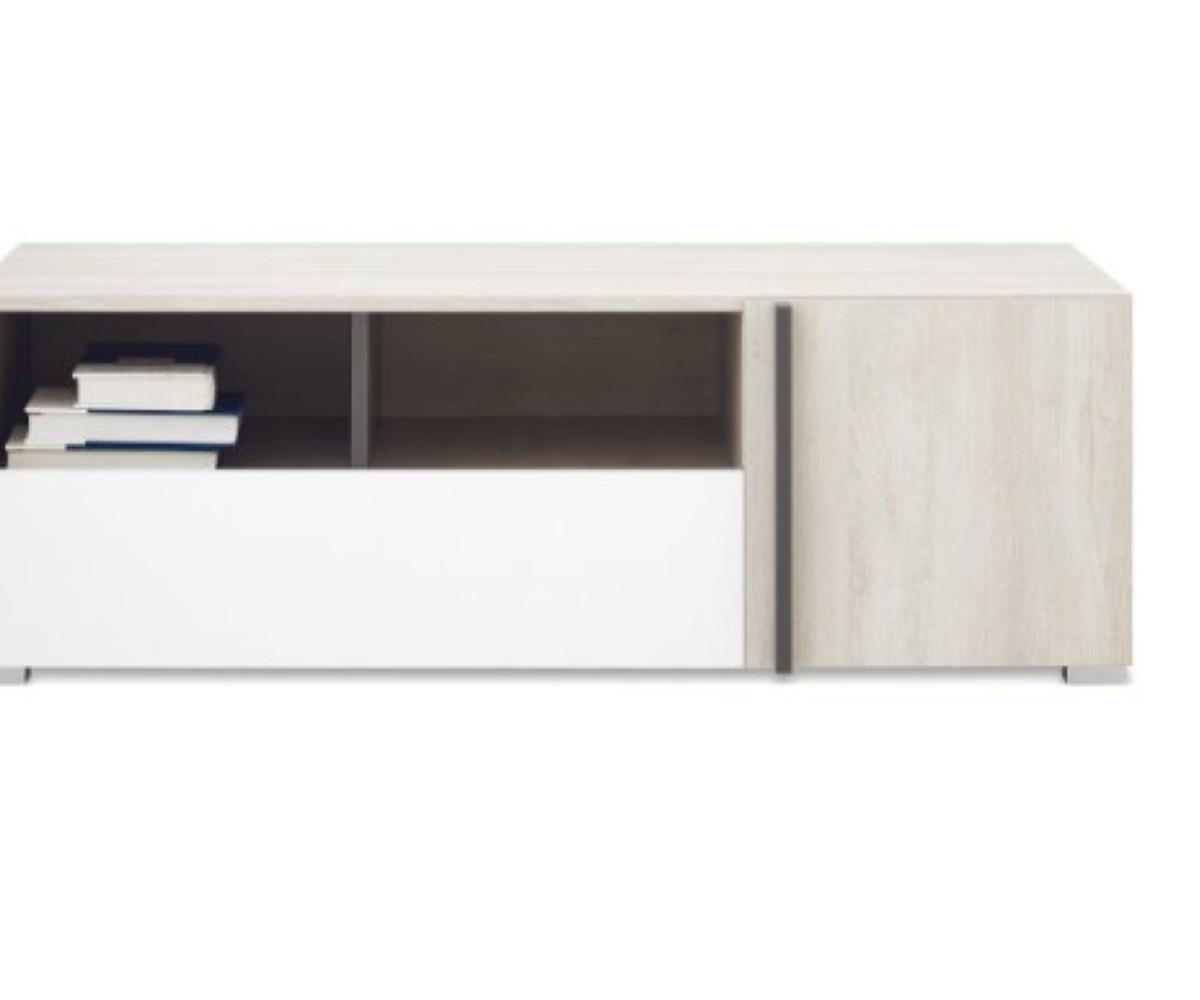 LOWBOARD BERGAMO 120/40/50 cm, Eichefarben - Eichefarben, Holzwerkstoff (120/40/50cm) - MASSENO