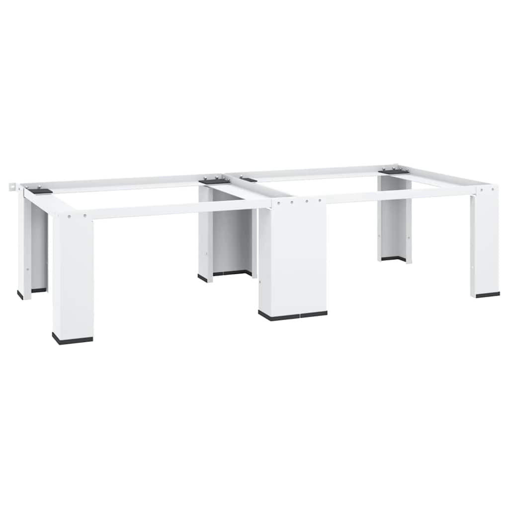 vidaXL Untergestell Weiß 54.5x32.5x127 cm