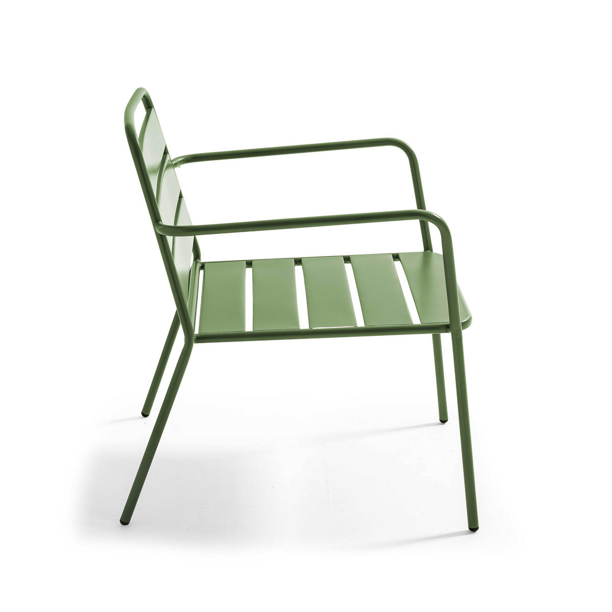 GARTENSTUHL grün, Metall - Grün, Metall (65/76/70cm) - Oviala