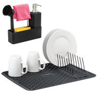 SPÜL-SET 2er Set - Schwarz, Kunststoff (28/9/9cm) - eluno