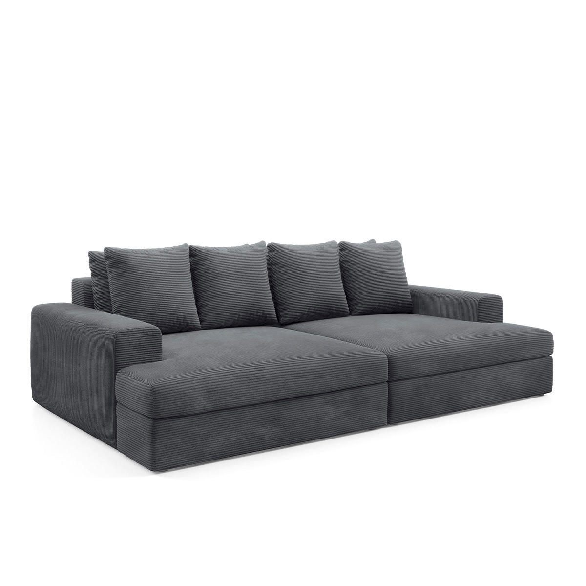 Petits-meubles Sofa Grau 272x86x167 cm