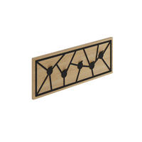WANDGARDEROBE Trace Eiche 75/27/1.8 cm - Weiß, Holzwerkstoff (74.6/26.6/1.8cm) - Decortie