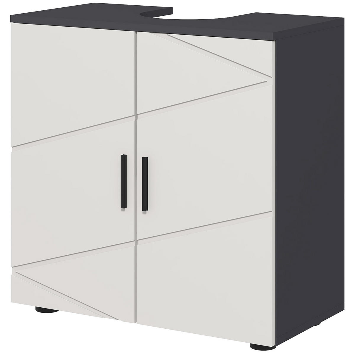 HÄNGESCHRANK Hellgrau 1 Stück - Hellgrau, Kunststoff (60/60/30cm) - GiPP
