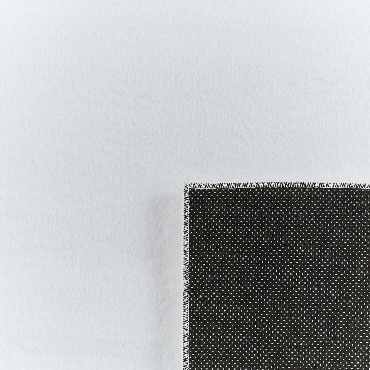 TEPPICH uni ultra weich weiß Nube 120x160cm - Weiß, Textil (120/160cm) - Nazar Rugs