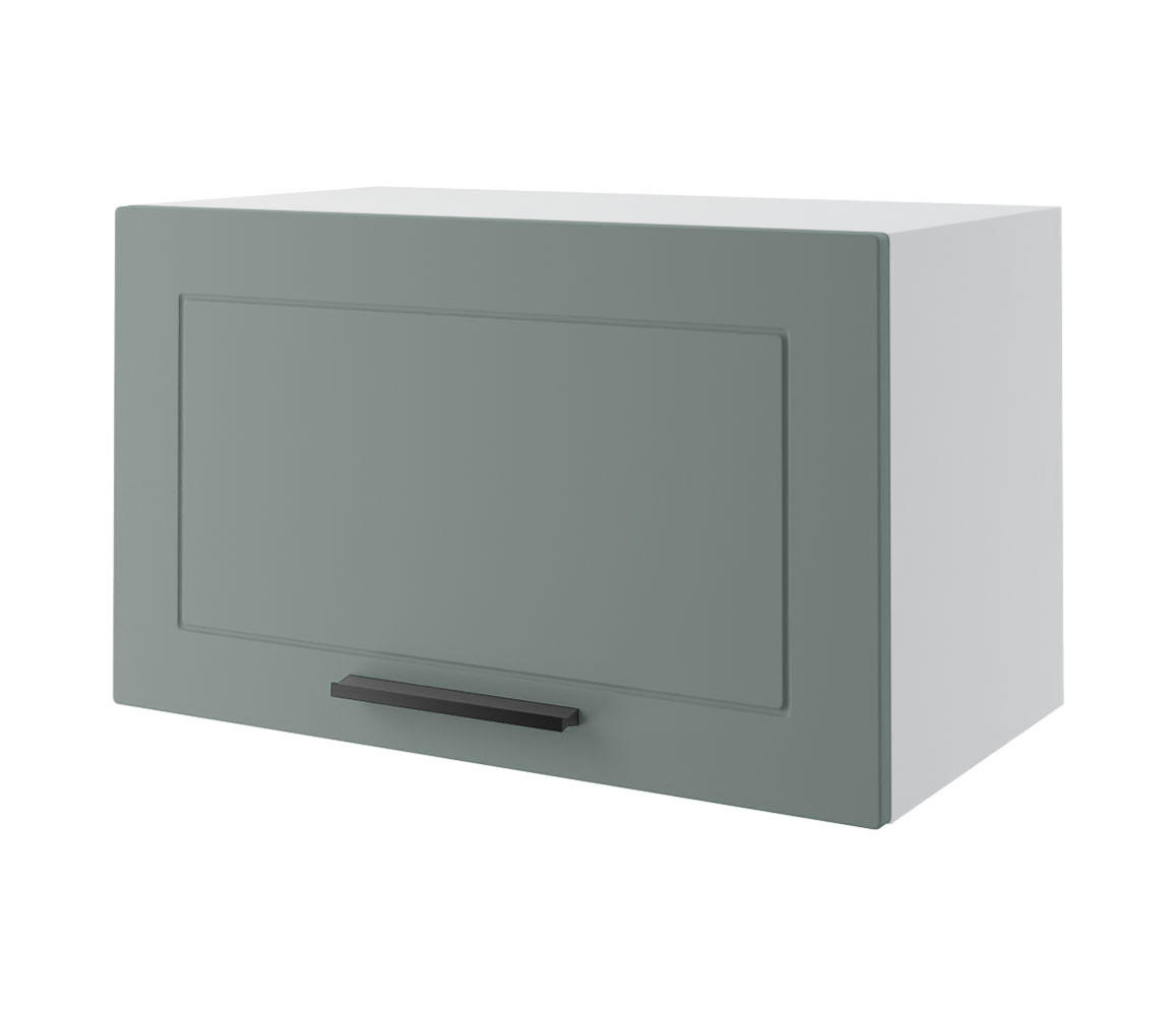 KLAPPHÄNGESCHRANK Kvantum W4B/60 Mint Matt / Weiß Matt 60 / 32,5 / 36cm - Weiß/Mintgrün, Holz/Holzwerkstoff (60/36/32.5cm) - Feldmann-Wohnen
