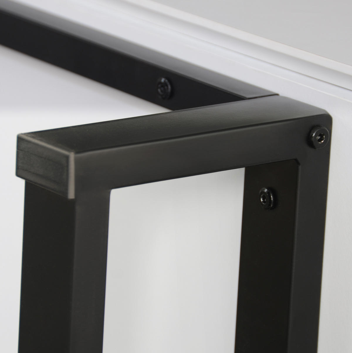 LOWBOARD 180/38/50 cm in Weiß und Holzoptik aus MDF mit 2 Schubladen und 2 Türen - Weiß, Holzwerkstoff (38/50/180cm) - OKMYHOME