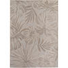 TEPPICH Outdoor Flachgewebe Tropenmuster Polypropylen Terrasse Beige Rechteckig 140x200 - Beige, Textil (140/200cm) - KADIMA DESIGN