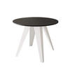 ESSTISCH ausziehbar auf MDF, Schwarz - Schwarz/Weiß, Holzwerkstoff (100/100/76cm) - Idohome