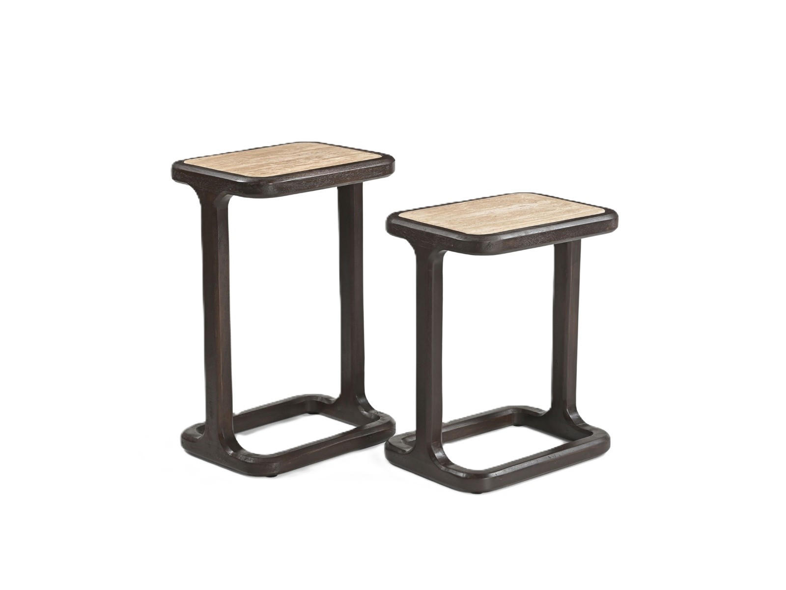 BEISTELLTISCH Arvid Mangoholz 39 cm / 29 cm Braun - Braun, Holz (29/39/58cm) - Villa Möbel