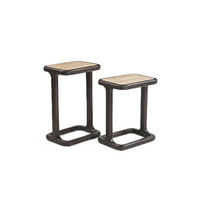 BEISTELLTISCH Arvid Mangoholz 39 cm / 29 cm Braun - Braun, Holz (29/39/58cm) - Villa Möbel