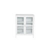 VITRINE weiß - Weiß, Holzwerkstoff (80/97/43cm) - ebuy24