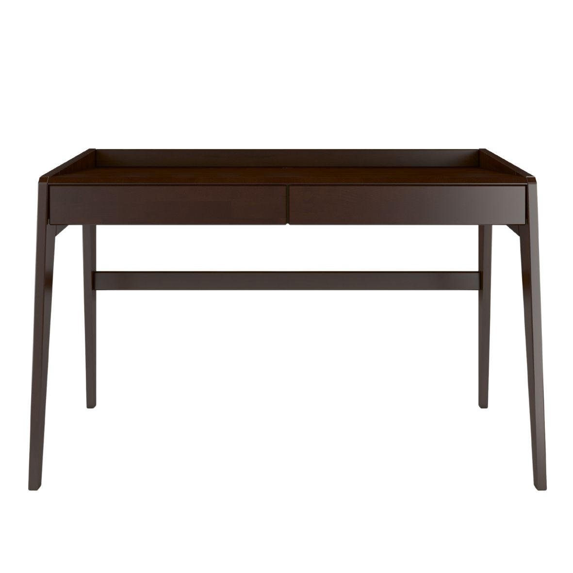 SCHREIBTISCH Lisa, 125/70/81 cm in Palisanderfarbe, Buchenholz - Wengefarben, Holz/Buchenholz (70/125/81cm) - Visby