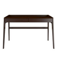 SCHREIBTISCH Lisa, 125/70/81 cm in Palisanderfarbe, Buchenholz - Wengefarben, Holz/Buchenholz (70/125/81cm) - Visby