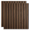 AKUSTIKPANEEL 60/60 cm 2 er-Set Wallnuss - Braun, Holz (60/60/2cm) - Homestyle4u