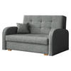 SCHLAFSOFA Viva Gold II - Graphitfarben/Braun, Holz/Textil (133/85/98cm) - MIRJAN24