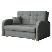 SCHLAFSOFA Viva Gold II - Graphitfarben/Braun, Holz/Textil (133/85/98cm) - MIRJAN24