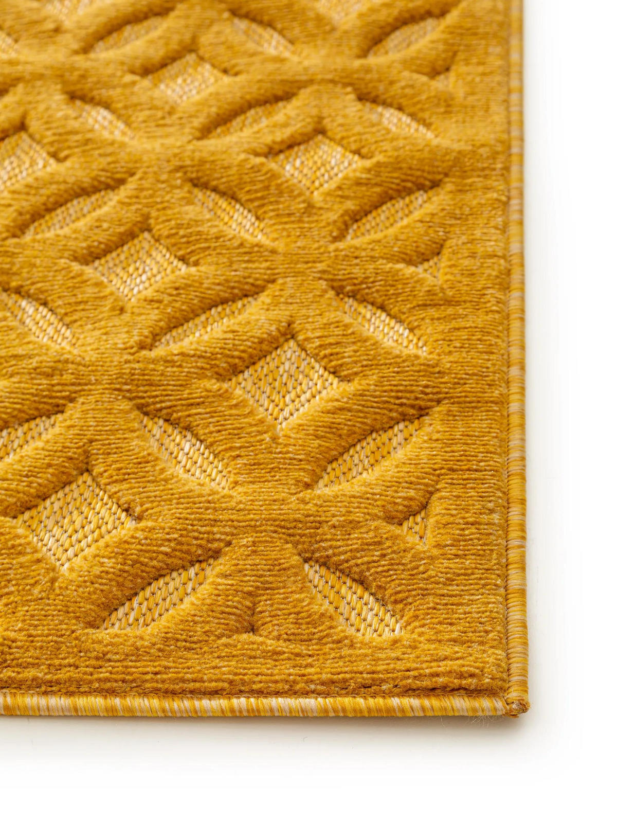 VNITŘNÍ a venkovní koberec Bonte Žlutá 200x290 cm - žlutá, textil/umělá hmota (200/290cm) - benuta Nest