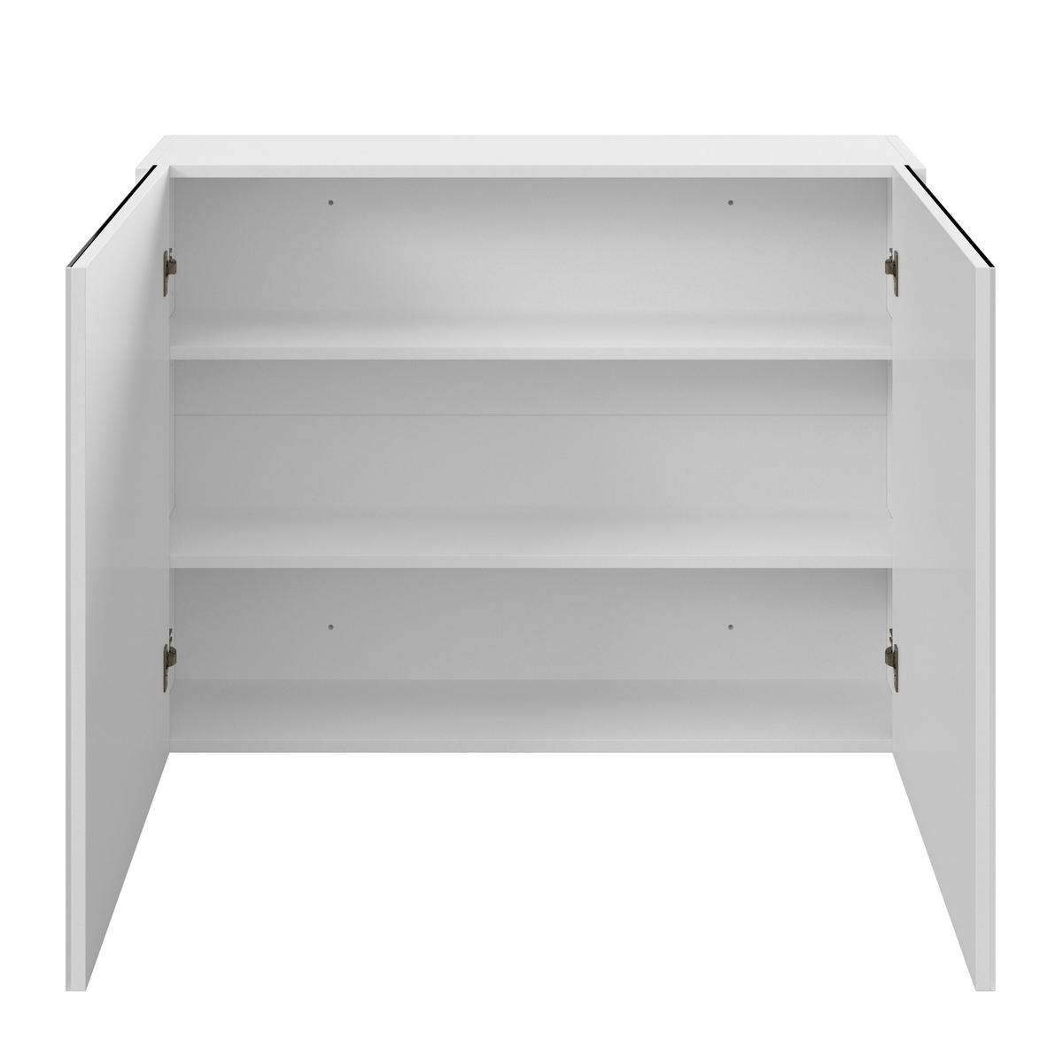 BADEZIMMER Martina Weiß 4-teilig - Weiß, Holz (100/45/45cm) - Bessagi Home