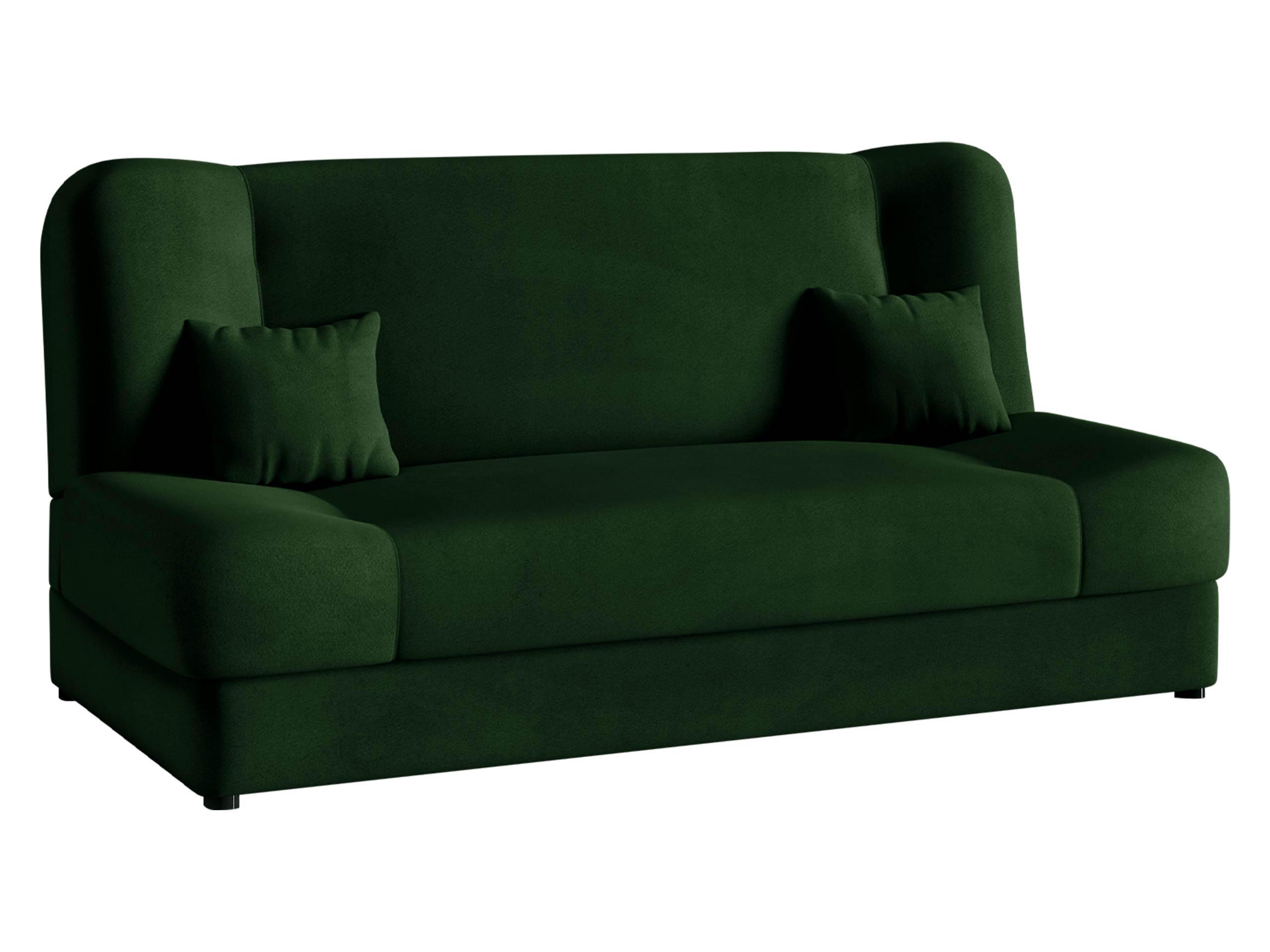 SCHLAFSOFA Jonas - Smaragdgrün, Holz/Textil (195/86/87cm) - MIRJAN24